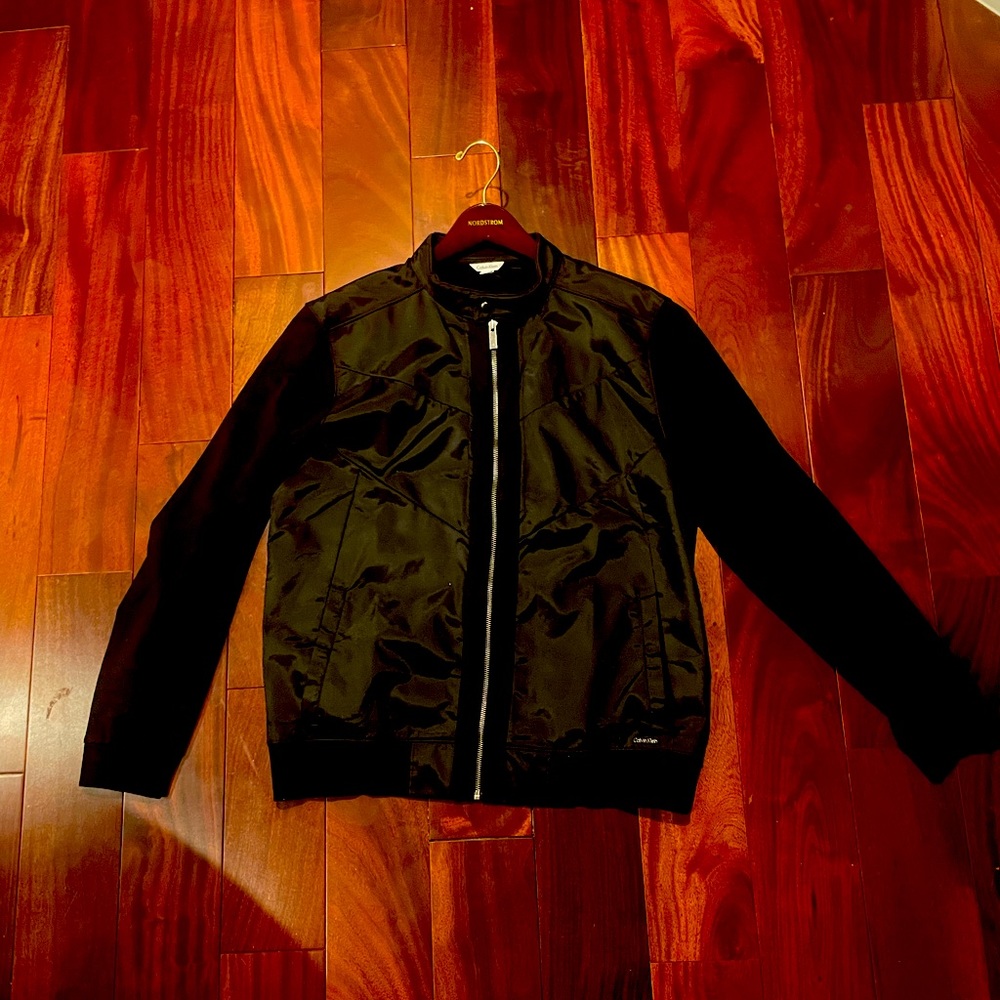 Black Calvin Klein Jacket size Large Motocross
